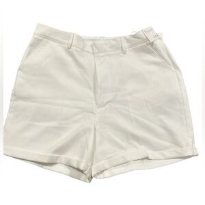 Lady Hagen Fashion Traditional Pure White UPF 50+ Golf Shorts